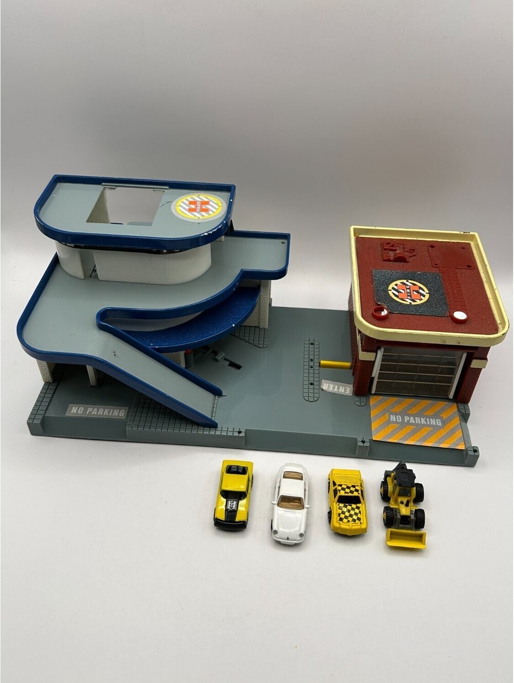 Galoob Micro Machines Emergency City Fire & Police Station Toy Playset 1990